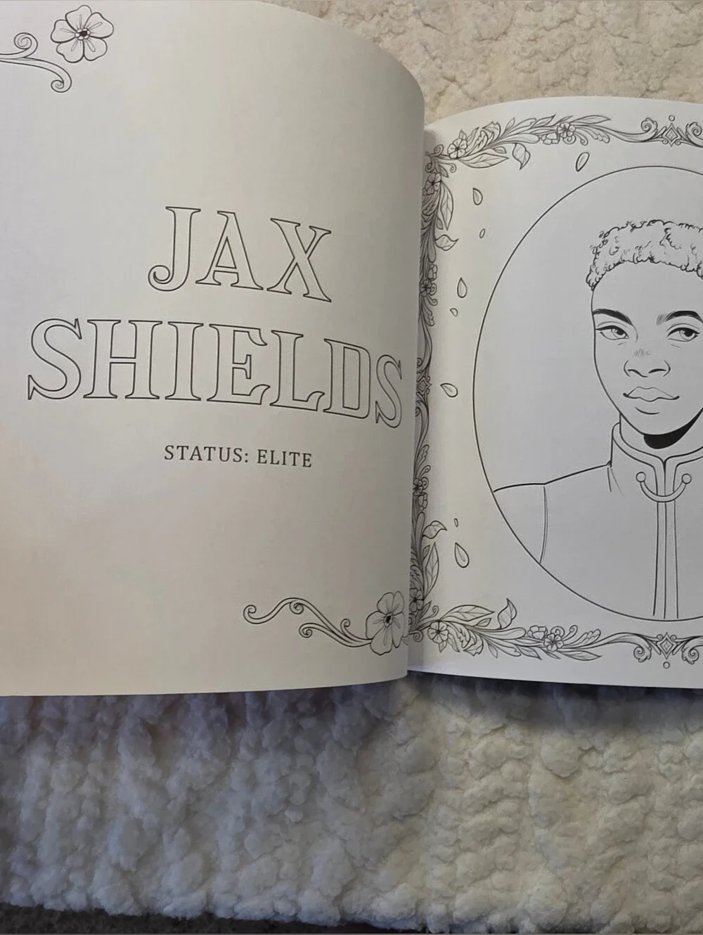 Lauren Roberts Powerless Official Coloring Book Romantasy BookTok